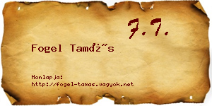 Fogel Tamás névjegykártya